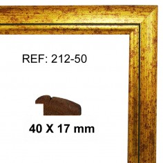 Moldura Oro  40x17 mm