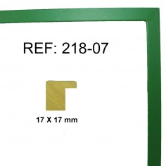Moldura Verde17 x 17 mm