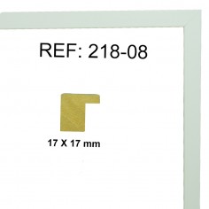 Moldura Blanca 17 x 17 mm