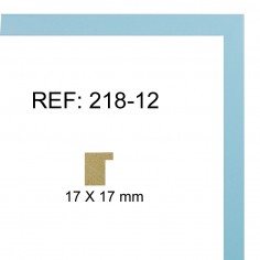 Moldura Celeste 17 x 17 mm