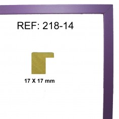 Purple moulding 17 x 17 mm