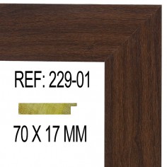 Moldura Nogal 70x17 mm