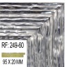 Silver moulding 95 x 20 mm