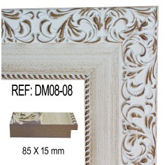 Espejo de pared con moldura de MDF modelo E-DM08 2